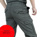 Pavasario, vasaros ir rudens laisvalaikio lengvos armijos karinės ilgos kelnės, vyri&scaron;kos, atsparios vandeniui, greitai i&scaron;džiūstančios krovininės stovyklavietės kombinezonai, taktinės kelnės, pralaidžios orui M