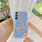 Gėlių ra&scaron;tuotas mink&scaron;tas silikoninis skaidrus dėklas, skirtas Xiaomi Redmi Note 13 Pro Poco Samsung A55 A54 A34 A15 S24 M35 iPhone 11 12 13 14 15 smūgiams atsparus dangtelis Samsung Galaxy S20 FE