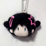 1 vnt. animacinis mini lėlės raktų pakabukas, mielas pliu&scaron;inis lėlės raktų pakabukas moterims, anime kawaii krep&scaron;io raktų pakabukai, dovanos įsimylėjėlių porai as the picture