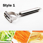 Auk&scaron;tos kokybės nerūdijančio plieno bulvių agurkų morkų trintuvas Julienne Peeler Style 1