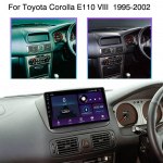 Android Radijas Toyota Carib 1995 - 1999 / Corolla E110 VIII 1995-2002 De&scaron;inės pusės vairas Automobilio stereosistema Multimedia grotuvas Carplay Auto GPS navigacija 4-core 1+32CP