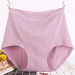 6XL moteri&scaron;kos didelio dydžio apatinės kelnaitės grynos medvilnės, antibakterinės mink&scaron;tos, besiūlės auk&scaron;tu juosmeniu, kvėpuojančios trikampės kelnaitės XL