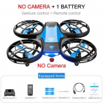 Naujas V8 indukcinio valdymo RC sraigtasparnio žaislinis žaislas FPV VR mini dronas 4k HD oro fotografijos sulankstomas ketursparnis su kamera