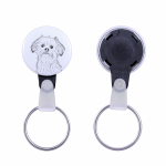 Lowchen, Little Lion Dog - keychain with a dog portrait, pendant with the brand's own Art-Dog graphics
