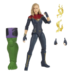 MARVEL Marvel Legends Series Captain Marvel, Marvels 6 colių (15 cm) dydžio veiksmo figūrėlė, skirta 4 metų ir vyresniems F3680 Autenti&scaron;kas produktas black