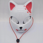 Demon Slayer kaukės Tanjiro Rabbit Party Scar COS Fox viso veido galvos apdangalai Naruto kaukė