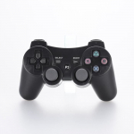 &bdquo;Double Shock&ldquo; belaidis žaidimų pulto valdiklis, skirtas PS3 juodai