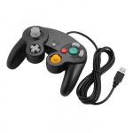 XCSOURCE Filaire USB Manette de Jeu PC Ordinateur Joystick Noir pour Nintendo GameCube NGC Jeu Vid&eacute;o AC1079