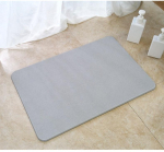 Diatom Mud Anti-Slip Absorbent Fast Drying Ultra Absorbent Mat Vonios kilimėlis pilka