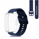 Apsauginis dėklas + silikoninis dirželis, skirtas Xiaomi Redmi Watch 5 Lite/5 Active viso dangčio ekranui, TPU mink&scaron;tas apvalkalas ir kvėpuojanti sportinė juostelė Watch 5 Active