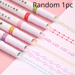 Juokingas dviejų linijų ra&scaron;tas kontūro žymeklis ra&scaron;iklis ranka kopijuoti sąskaitą įvairiaspalvis kreivinis ra&scaron;iklis Greitai džiūsta pažymėkite pastabas tapybos pary&scaron;kintuvas