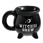 Kūrybinės raganos Brew Witch katilas kavos puodelis Juodas keramikos kavos puodeliai Helovino stalo papuo&scaron;imas Helovinui