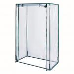 Green House Cover Daugkartinio naudojimo skaidrus dangtelis su užtrauktuku durelėmis, vandeniui atsparus UV apsauga, gėlių namelio dangtelis, skirtas augalams auginti lauke A