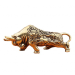 Kinų Zodiako Ornamentas Lygus Žalvario Raktų Pakabukas Papuo&scaron;alas Pasidaryk Pats Pakabukas Krep&scaron;io Dekoravimo Pakabukas Ne&scaron;a Sėkmę Klestėjimą Stalo Gyvūnų Figūrėlė Ox