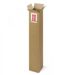 20 cartons d'emballage allong&eacute;s 50 x 10 x 10 cm - Simple cannelure