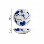 Creative Cat Pattern Keraminis prieskonių patiekalas Mielas sojos padažas Acto patiekalas Užkandis lėk&scaron;tės padažas Patiekalas Molekuliniai gaminimo indai