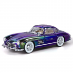 1/24 Mastelio Benz 300SL Galvanizuota Versija Lydinio Automobilis Diecast Metalinis Modelis Kolekcionuojamas Hobio Modelis Papuo&scaron;alai Dovana Berniukams
