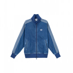 adidas Adicolor Džinsinis Firebird Treko Vir&scaron;utinė dalis Vidutinio Mėlynumo Džinsinis Vyri&scaron;kas Streetwear JC6233 2XL