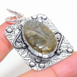 Labradorite Handmade 925 Sterling Silver Jewelry Pendant 1.97 c8j66