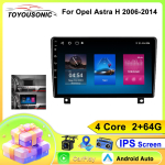Android 13 Automobilinis radijas Opel Astra H 2006 - 2014 Belaidis Carplay Auto DSP Multimedijos GPS Viedo grotuvas Pagrindinis įrenginys Navigacija DVD 4Core 2+64G blue