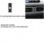 Anglies pluo&scaron;to pavarų skydelio rėmo dangtelio apdailos lipdukas, skirtas Mazda CX-5 CX 5 CX5 2018 2017 automobilio stiliaus interjero aksesuarai pavarų skydelis