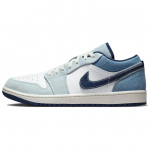 Air Jordan 1 Low Džinsiniai Vyri&scaron;ki Sportbačiai Mėlyni Balti Kreminiai IH0648-141 40