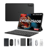 &bdquo;Blackview Mega 2&ldquo; / &bdquo;Mega2set&ldquo; &bdquo;Android 15&ldquo; 4G plan&scaron;etinis kompiuteris, 12 colių, 24 GB / 36 GB RAM, 256 GB ROM, &bdquo;Widevine L1&ldquo; 24+256+Peripheral Set pilka