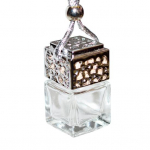 Kvepalų buteliukas ne&scaron;iojamas daugiafunkcis stiklinis eterinių aliejų difuzorius ornamentas kelionėms auksinė