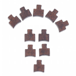 10 vnt anglies &scaron;epetys, skirtas 550 Rs Bosch Makita Hitachi Metabo Milwaukee Worx