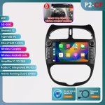 Ossuret Pažangus 7862 Android automobilio radijo grotuvas Peugeot 206 206CC 206SW 2000 -2008 automobiliui Stereo sistema Multimedia Audio Belaidis Carplay 7 colių galvutės blokas B P2CP 4Core 2G 32G AI