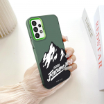 Dažytas ra&scaron;tas, spalvingas, dvipusis kietas korpusas, atsparus smūgiams, apsaugantis nuo kritimo telefono korpusas, skirtas Samsung Samsung F23 5G