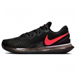 NikeCourt Zoom Vapor Cage 4 Rafa Juodi Sirenės Raudonumo Vyri&scaron;ki Sportbačiai Barely-Grape DD1579-003 41