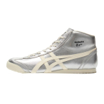 Onitsuka Tiger Mexico Mid Runner Sportiniai Retro Patogūs vidutinio auk&scaron;čio laisvalaikio batai Unisex sportbačiai Sidabriniai 1183B577-020 39.5 gray