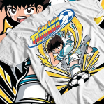 Kapitonas Tsubasa Futbolo Manga Mar&scaron;kinėliai, Japoni&scaron;kų Anime Unisex Mar&scaron;kinėliai, Futbolo Mar&scaron;kinėliai S