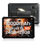 Blackview Active 7 5G Atsparūs plan&scaron;etiniai kompiuteriai Android 15 11 colių ekranas 8+16 GB RAM 128GB ROM Plan&scaron;etinis kompiuteris 6600mAh 8+128 pilka