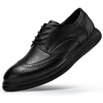 Didelio dydžio vyri&scaron;ki oficialūs natūralios odos bateliai Briti&scaron;ko stiliaus Verslo bateliai Vyri&scaron;ki plok&scaron;čiapadžiai Auk&scaron;tos kokybės Brogues Oksfordo batai Vyrams 46 juoda