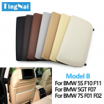 Priekinės sėdynės atlo&scaron;o odinės ki&scaron;enės apdailos dangtelio keitimas BMW 5 5GT 7 serijos F10 F11 F07 F01 F02 730 735 740 Model B Sattel Brown