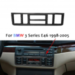 BMW E46 Priedai 3 Serija 1998-2005 Anglies Pluo&scaron;to Interjero Lipdukai Automobiliui Konsolės Apdailos Dangtelio Lipdukas Auto Priedai