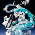Hatsune Miku Anime GK Animacinis Grožis Mergina Statulėlė Rankų Darbo Modelis Dekoracija Kolekcionuojama Veiksmo Figūrėlė Periferinis Dovana balta