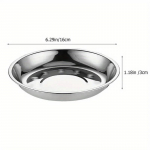 8 vnt. nerūdijančio plieno apvalių lėk&scaron;čių, apvalios vakarienės lėk&scaron;tės, kepsnių padėklai, maisto serviravimo lėk&scaron;tės, lėk&scaron;tė, kepsnių padėklas, lėk&scaron;tė