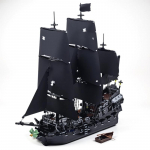 2862 vnt. Jacko Juodojo Piratų Laivo Modelio Burlaivio Rinkinys Vaikams ir Suaugusiems Ideali Dovana Gimtadieniui Arba Kalėdoms b black