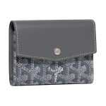 Goyard Saint-Gabriel Sulankstomas dizainas Spaudės užsegimas Drobės ir ver&scaron;io odos piniginė Unisex piniginė Pilka STGABRPMLTY-51CL51P Basic Set (Bag+Dust Bag)