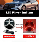Kar&scaron;tas 2026 m. Naujas Automobilio Lipdukas Benz Žvaigždės Emblemai Ant Priekinių Grotelių Automobiliui Baltos, Mėlynos Spalvos ir LED Ap&scaron;viečiamas Logotipas Mercedes Benz W20 C-205 2014-2018