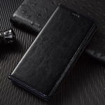 Crazy Horse natūralios odos atverčiamas dėklas-piniginė iPhone 6 6S 7 8 X XS XR 11 12 13 14 15 16 16e 17 Pro Max Plus telefonui Genuine Leather&iPhone 13 Pro juoda