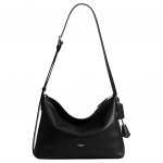 Coach Mott 33 raidės logotipas Reguliuojama odinė pa&scaron;tininko rankinė Unisex peties rankinė Juoda CCB57-BLK Basic Set (Bag+Dust Bag)