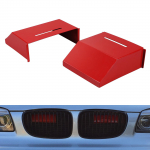 BEVINSEE oro paėmimo grotelės BMW E82 E87 E81 E88 4 cilindrams 116i 116d 118i 118d 120i 120d 123d 2004-2012 raudona