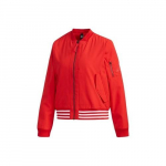 adidas WV 3S Full-Zip laisvalaikio sportinė austinė bomber striukė moterims, energingai raudona M raudona