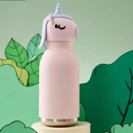 Vienaragio animacinis nerūdijančio plieno termosinis vandens buteliukas vaikams 450ml