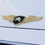 Automobilio priekinės grotelės ženklelis Auto variklio dangčio emblema Lipdukas Aksesuarai Citroen Elysee Berlingo Xsara C3 XR C4 Picasso Sega Aircross C5