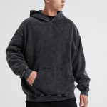 100 % medvilnės vyri&scaron;ki drabužiai Vintage Black Acid Wash Hoodies Vyri&scaron;ki Moteri&scaron;ki Hip Hop Megztiniai Kasdieniai megztiniai M juoda